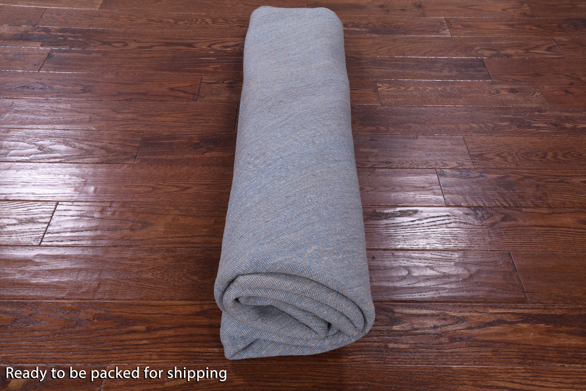 Round Savannah Grass Hand Knotted Wool & Silk Rug - 7' 7" X 7' 8" - Golden Nile