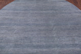 Round Savannah Grass Hand Knotted Wool & Silk Rug - 7' 9" X 7' 9" - Golden Nile