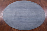 Round Savannah Grass Handmade Wool & Silk Rug - 6' 0" X 6' 0" - Golden Nile
