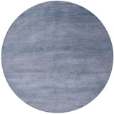 Round Savannah Grass Hand Knotted Wool & Silk Rug - 5' 9" X 5' 9" - Golden Nile