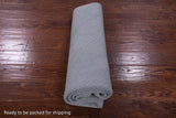 Round Savannah Grass Hand Knotted Wool & Silk Rug - 5' 9" X 5' 9" - Golden Nile