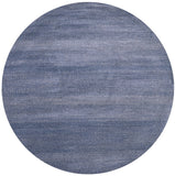 Round Savannah Grass Hand Knotted Wool & Silk Rug - 5' 10" X 5' 10" - Golden Nile