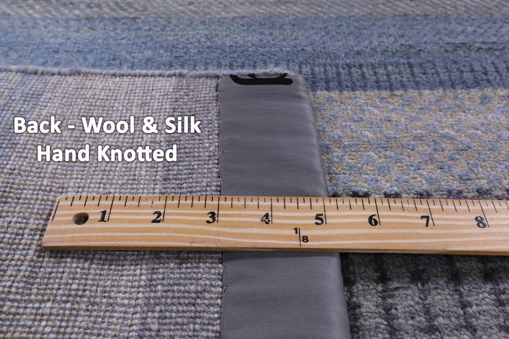 Savannah Grass Hand Knotted Wool & Silk Rug - 4' 1" X 6' 1" - Golden Nile