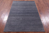 Savannah Grass Hand Knotted Wool & Silk Rug - 4' 0" X 6' 1" - Golden Nile