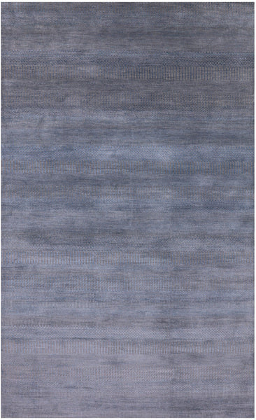 Savannah Grass Hand Knotted Wool & Silk Rug - 5' 0" X 8' 3" - Golden Nile