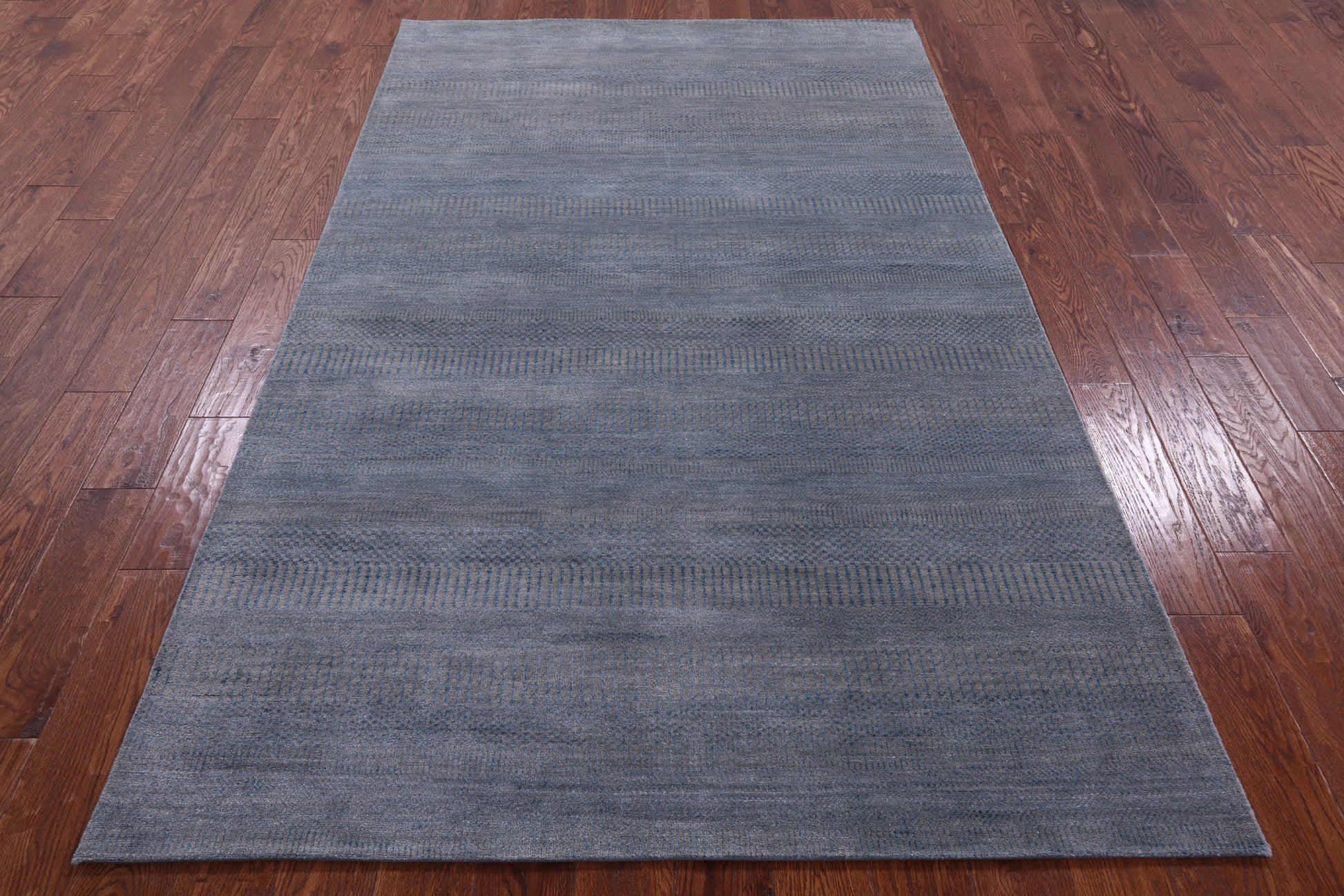 Savannah Grass Hand Knotted Wool & Silk Rug - 5' 0" X 8' 3" - Golden Nile