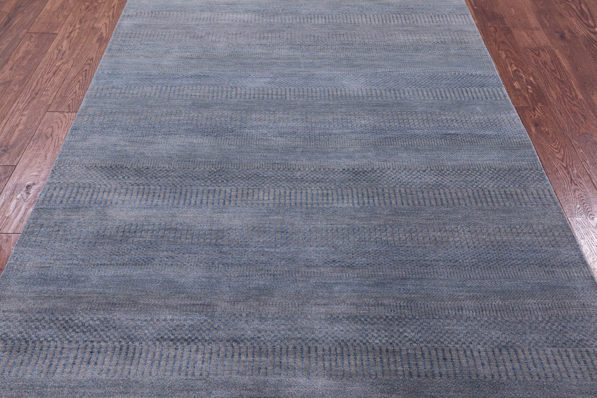 Savannah Grass Hand Knotted Wool & Silk Rug - 5' 0" X 8' 3" - Golden Nile