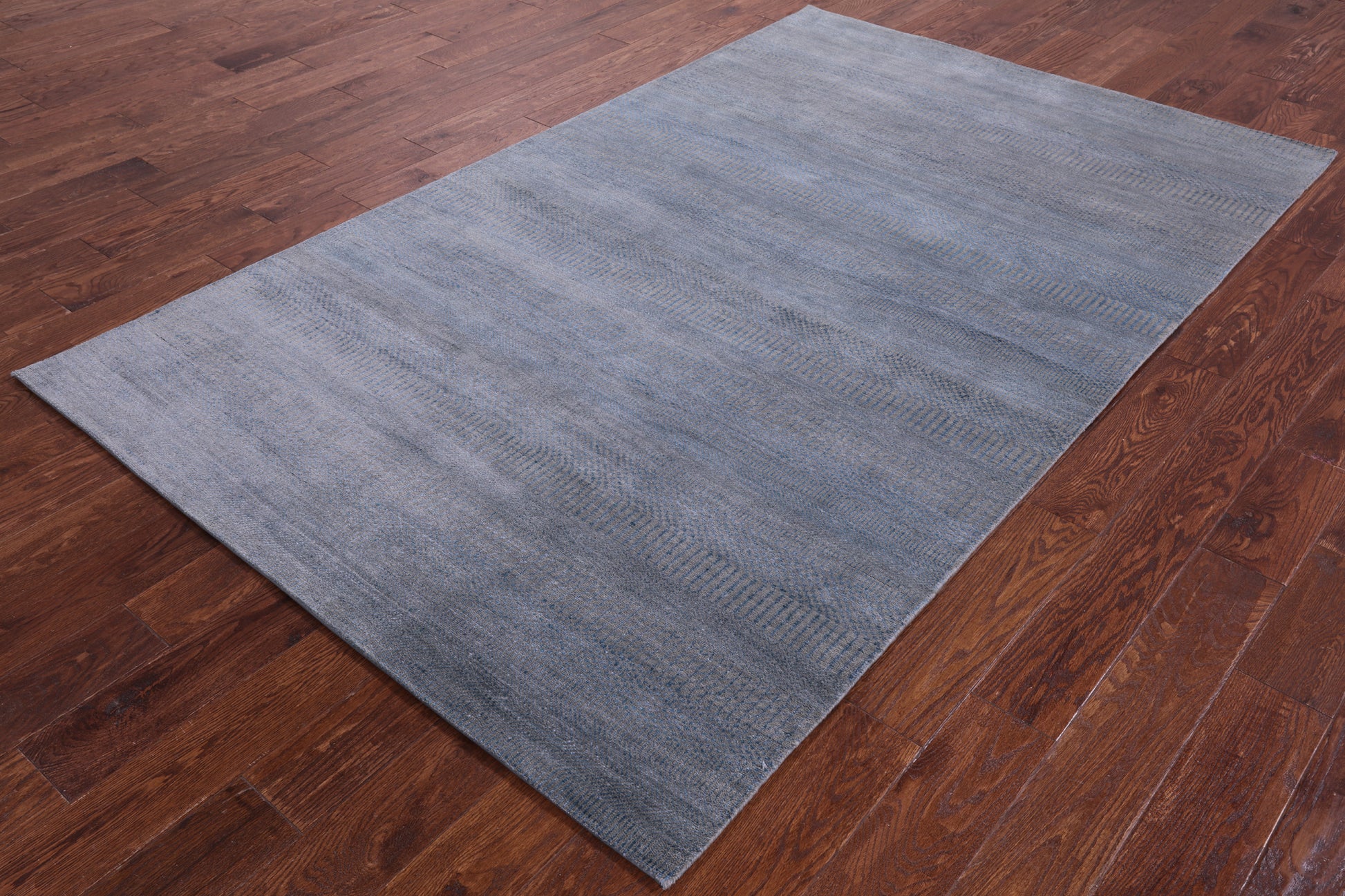 Savannah Grass Hand Knotted Wool & Silk Rug - 5' 0" X 8' 3" - Golden Nile