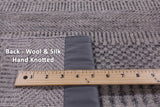 Savannah Grass Hand Knotted Wool & Silk Rug - 5' 1" X 6' 11" - Golden Nile