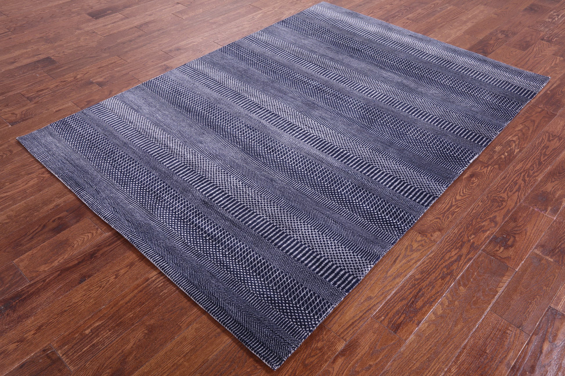 Savannah Grass Hand Knotted Wool & Silk Rug - 5' 1" X 7' 2" - Golden Nile