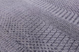 Grey Savannah Grass Handmade Wool & Silk Rug - 4' 2" X 6' 3" - Golden Nile