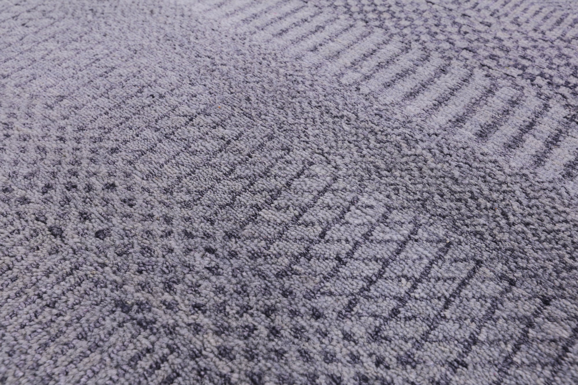Grey Savannah Grass Handmade Wool & Silk Rug - 4' 2" X 6' 3" - Golden Nile