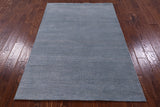 Savannah Grass Handmade Wool & Silk Rug - 3' 11" X 6' 0" - Golden Nile
