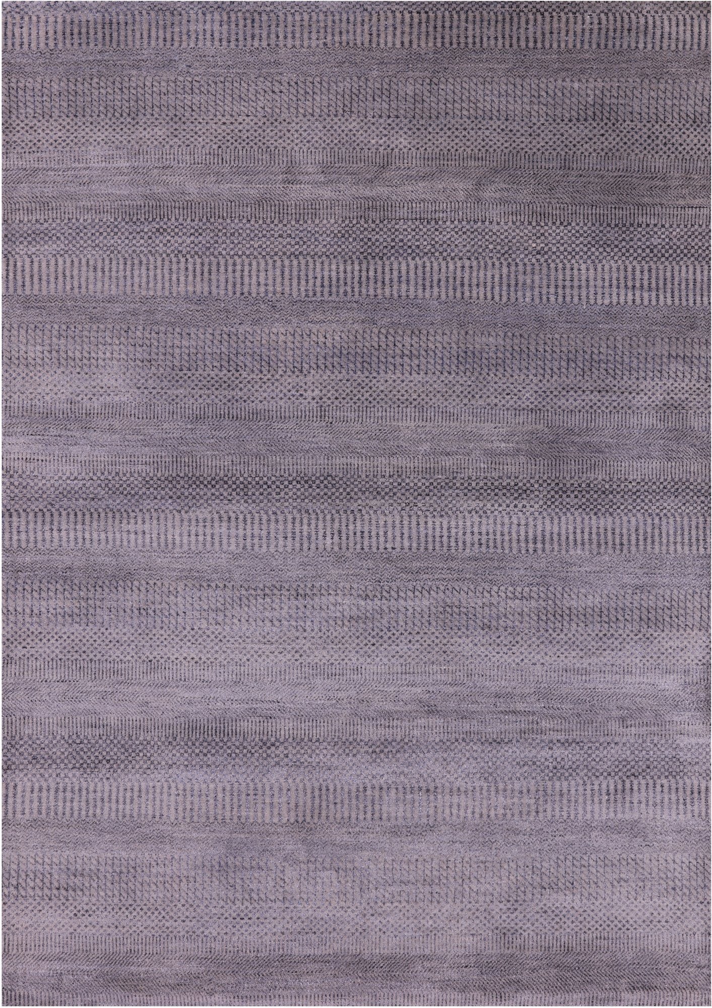 Savannah Grass Hand Knotted Wool & Silk Rug - 5' 1" X 7' 3" - Golden Nile