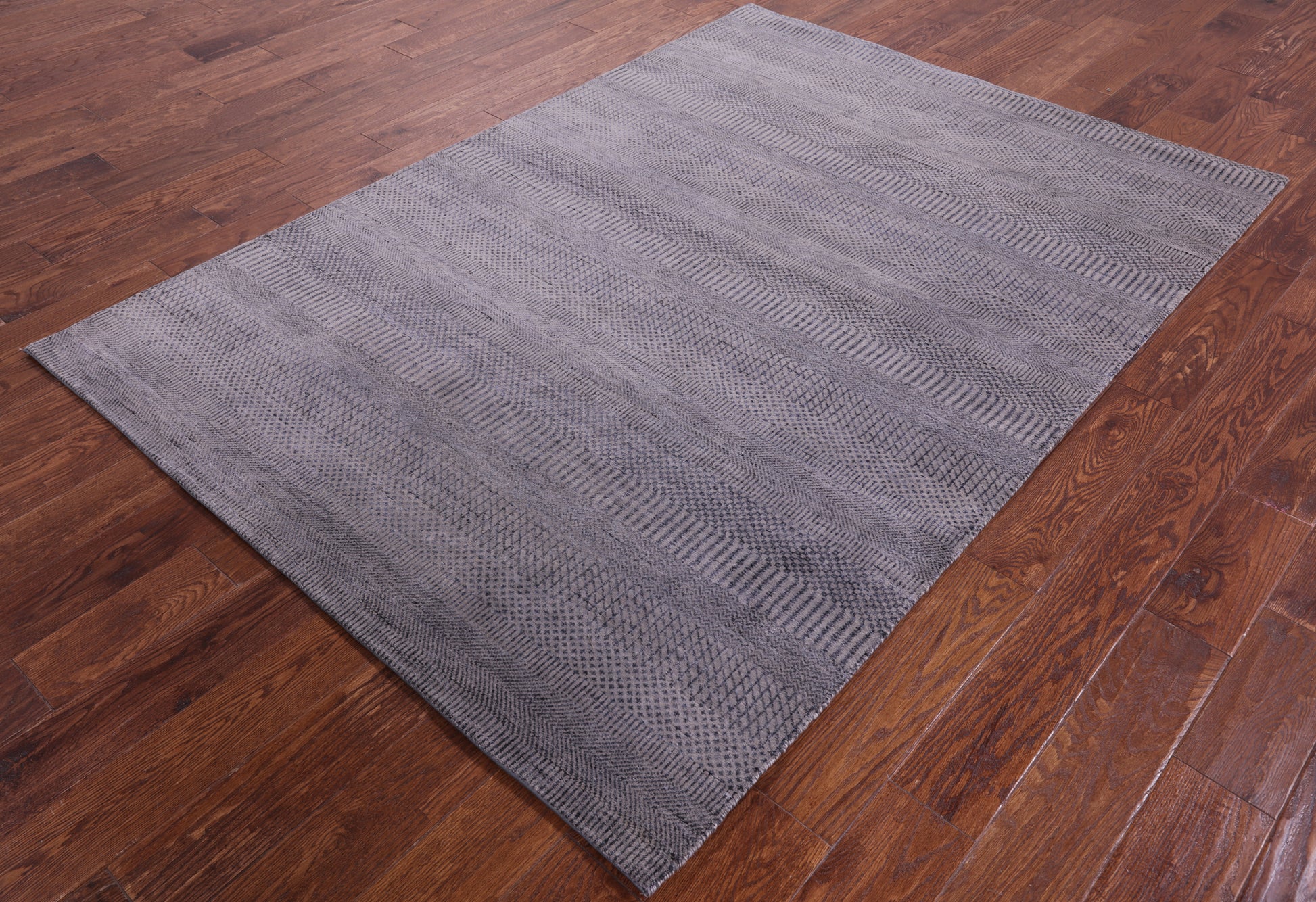 Savannah Grass Hand Knotted Wool & Silk Rug - 5' 1" X 7' 3" - Golden Nile