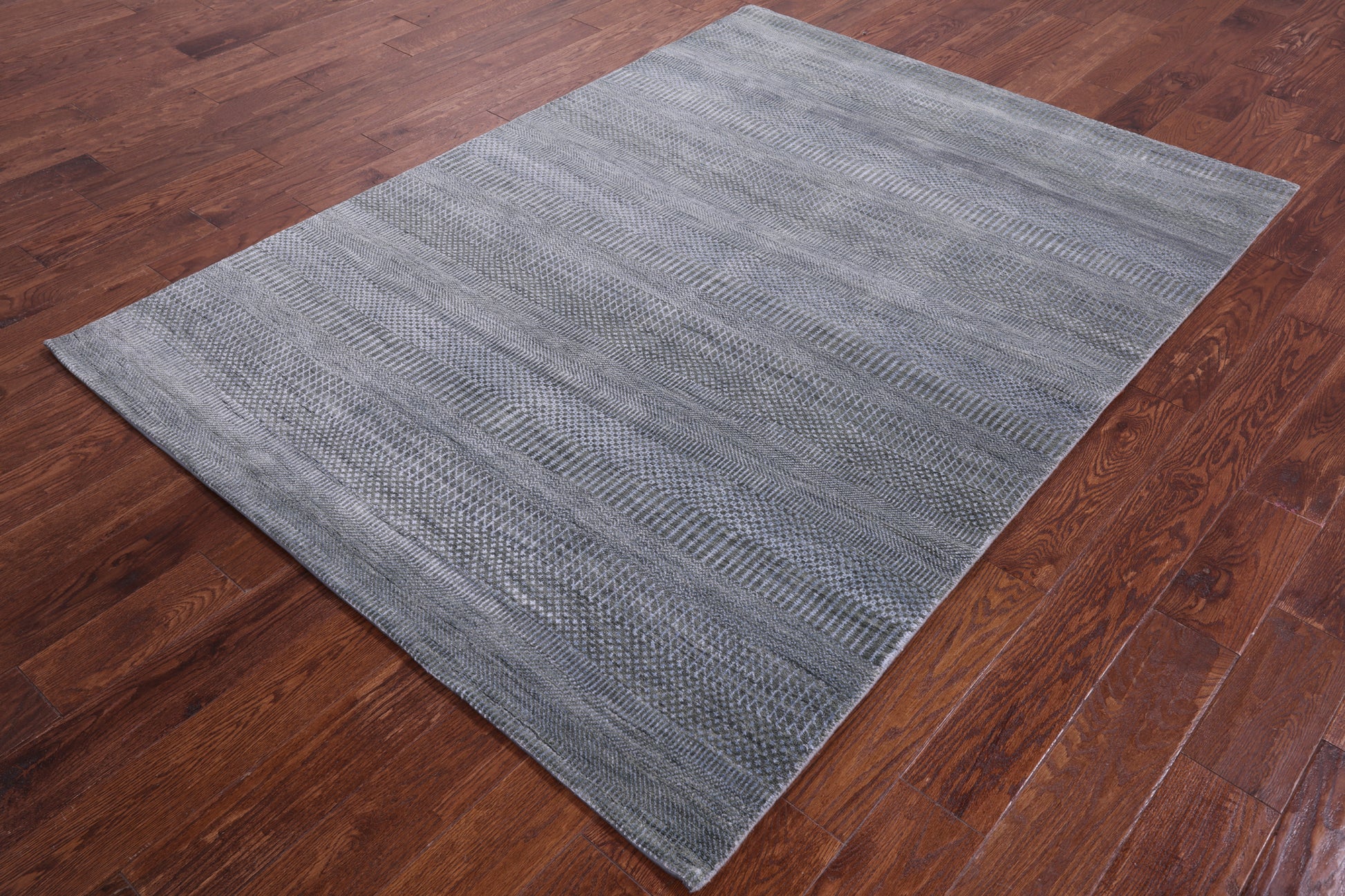 Savannah Grass Handmade Wool & Silk Rug - 5' 2" X 7' 0" - Golden Nile