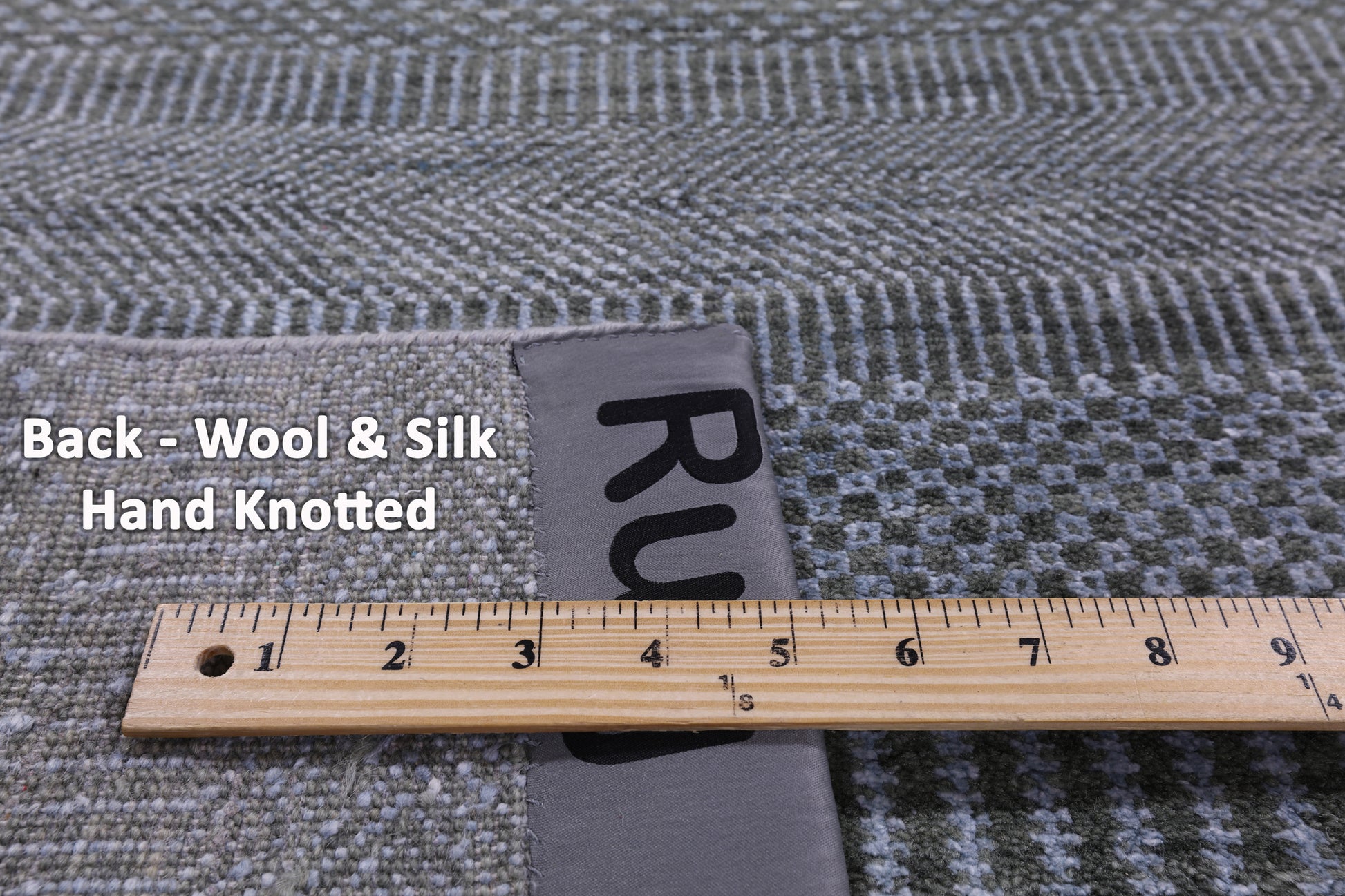 Savannah Grass Handmade Wool & Silk Rug - 5' 2" X 7' 0" - Golden Nile