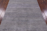 Savannah Grass Hand Knotted Wool & Silk Rug - 4' 0" X 5' 7" - Golden Nile