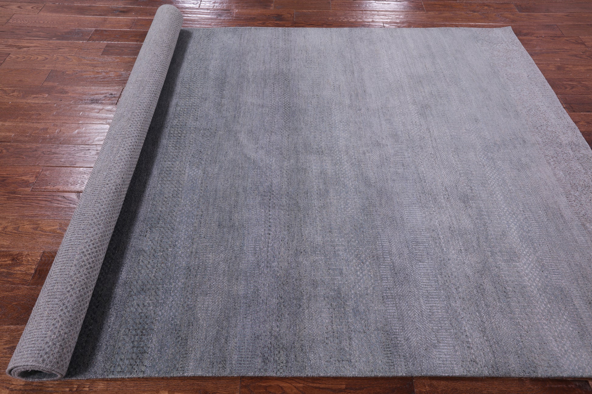 Savannah Grass Hand Knotted Wool & Silk Rug - 6' 0" X 9' 2" - Golden Nile