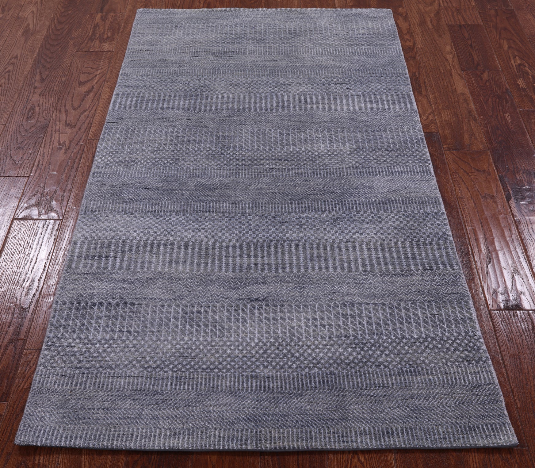 Savannah Grass Hand Knotted Wool & Silk Rug - 3' 0" X 5' 4" - Golden Nile