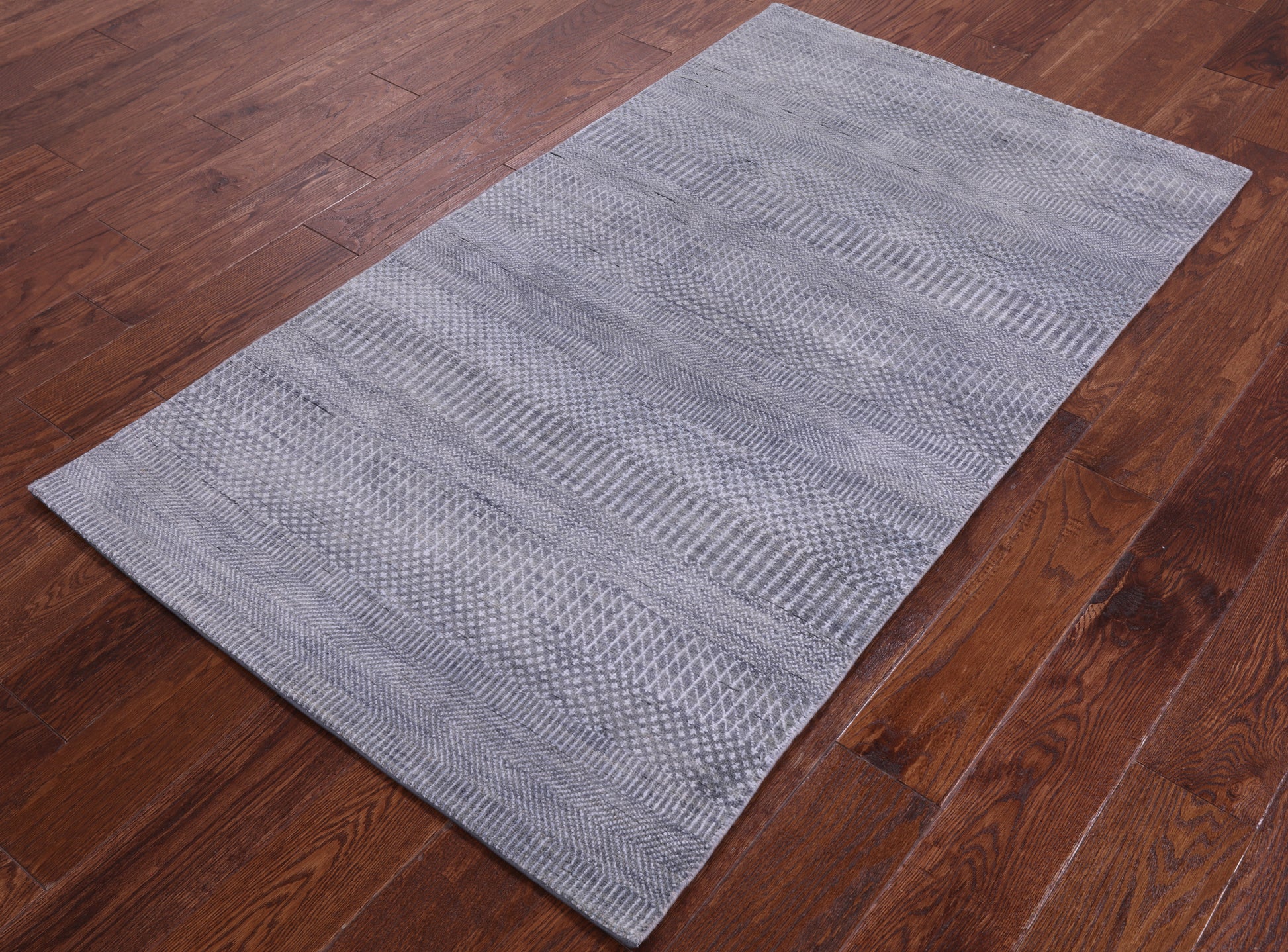 Savannah Grass Hand Knotted Wool & Silk Rug - 3' 0" X 5' 4" - Golden Nile