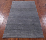 Savannah Grass Hand Knotted Wool & Silk Rug - 3' 1" X 5' 2" - Golden Nile
