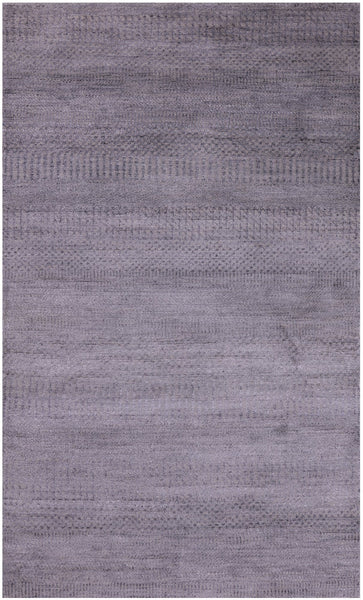 Savannah Grass Hand Knotted Wool & Silk Rug - 3' 0" X 5' 0" - Golden Nile
