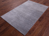 Savannah Grass Hand Knotted Wool & Silk Rug - 4' 0" X 6' 4" - Golden Nile