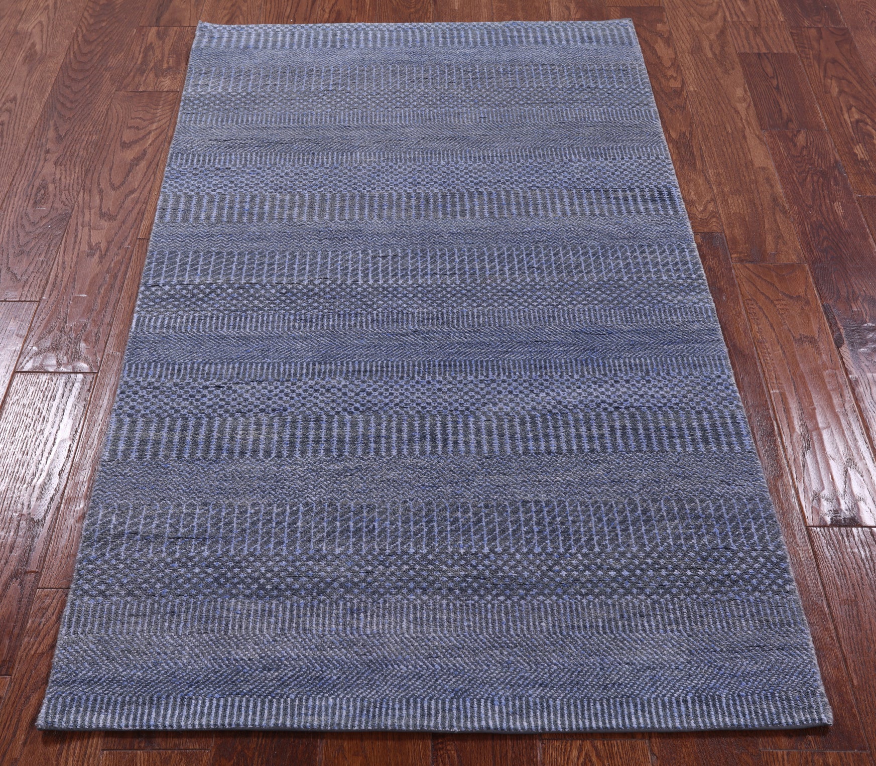 Savannah Grass Handmade Wool & Silk Rug - 3' 1" X 5' 3" - Golden Nile