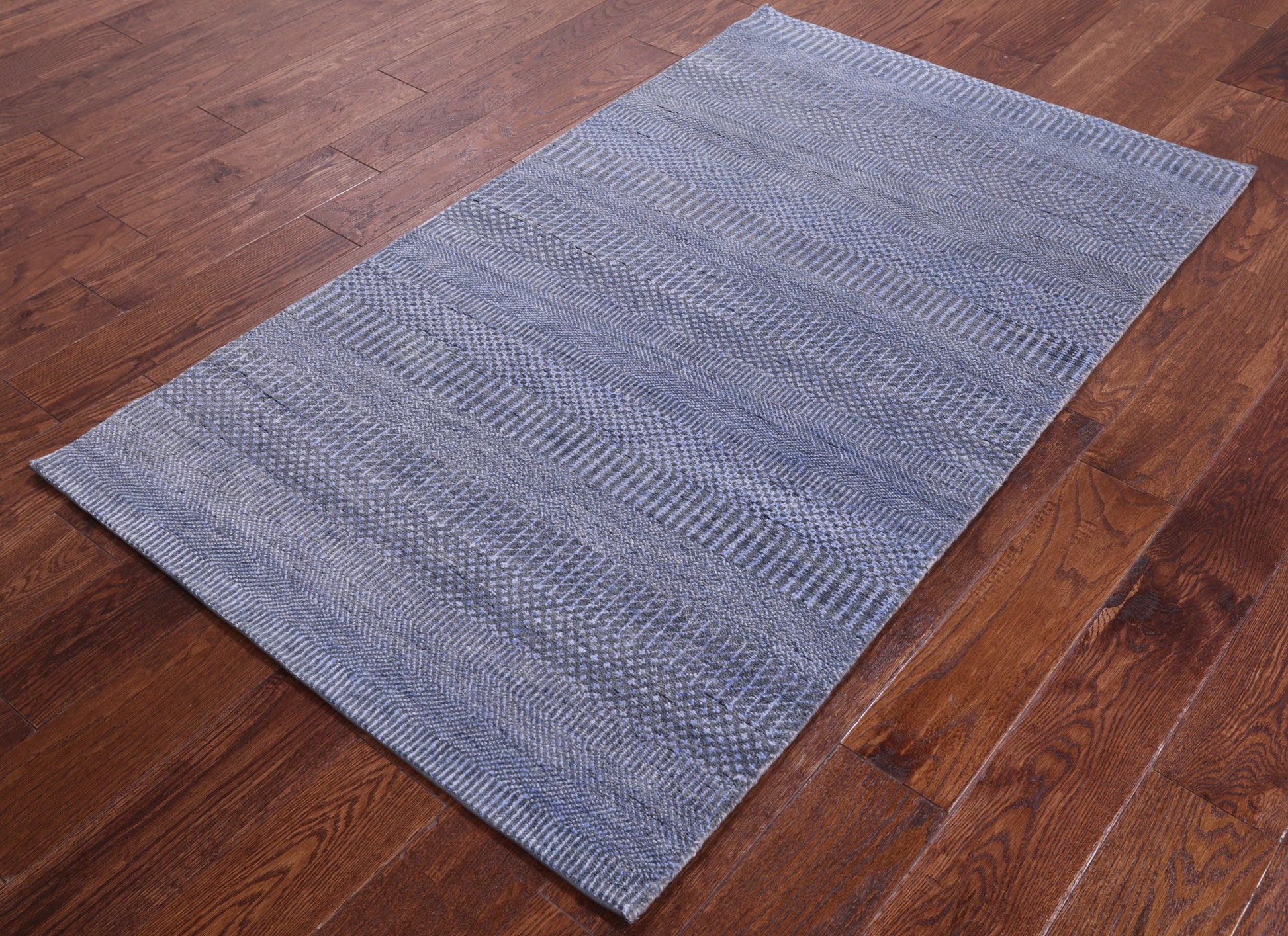 Savannah Grass Handmade Wool & Silk Rug - 3' 1" X 5' 3" - Golden Nile