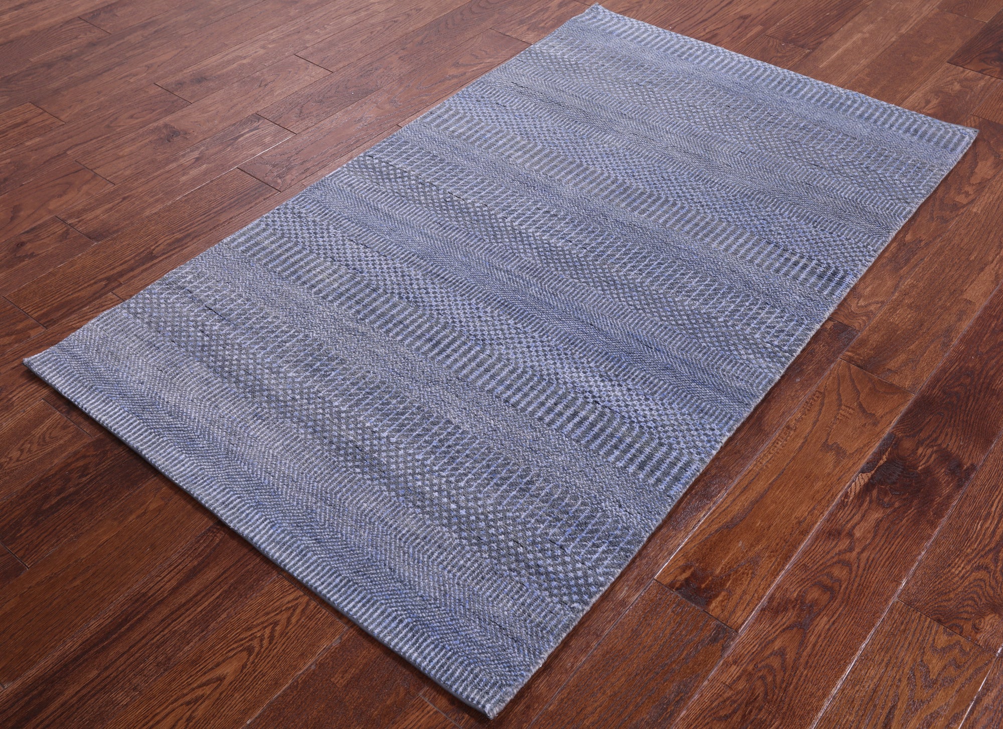 Savannah Grass Handmade Wool & Silk Rug - 3' 1" X 5' 3" - Golden Nile