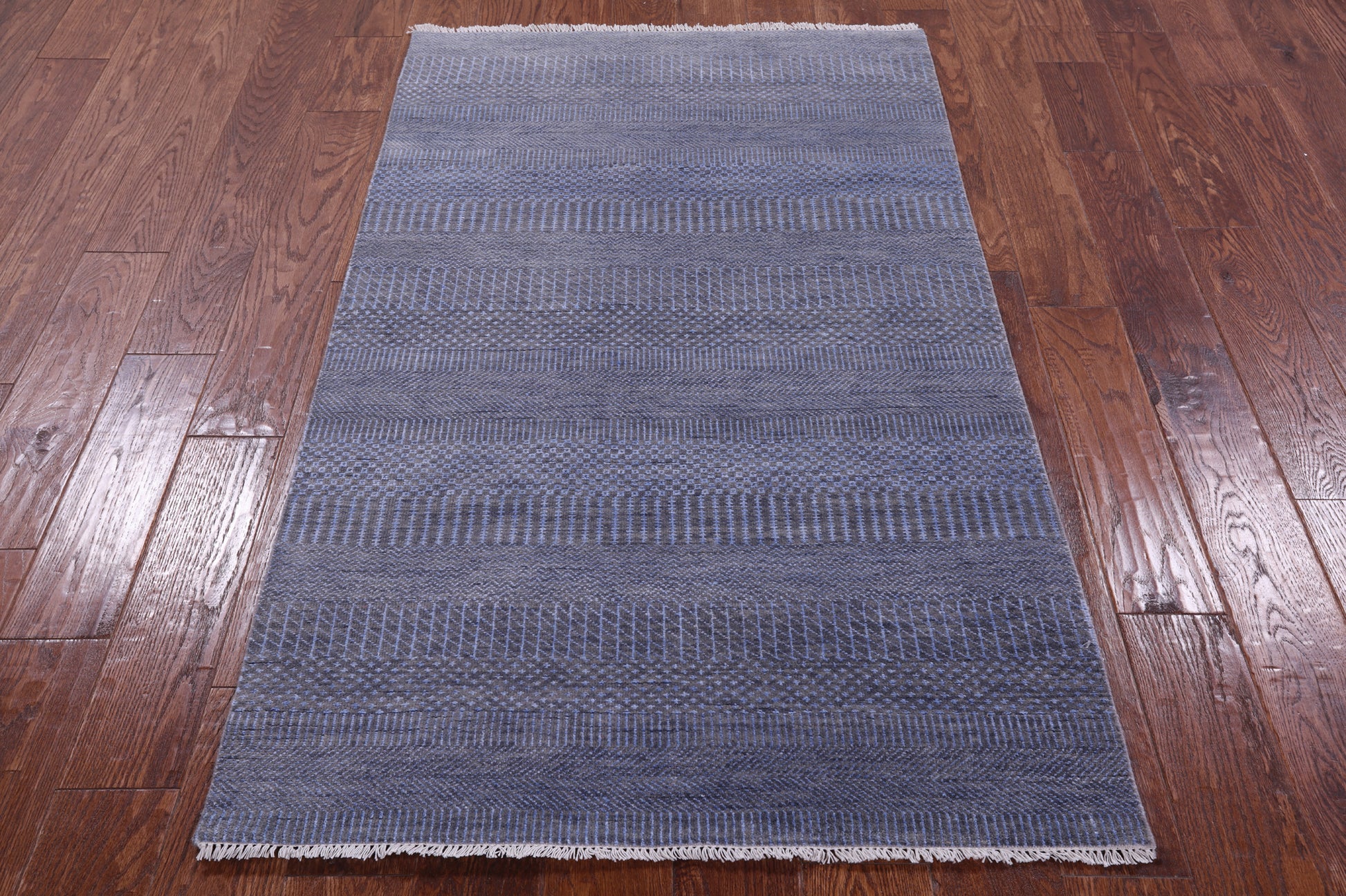 Savannah Grass Hand Knotted Wool & Silk Rug - 3' 1" X 5' 3" - Golden Nile