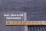 Savannah Grass Hand Knotted Wool & Silk Rug - 3' 1" X 5' 3" - Golden Nile
