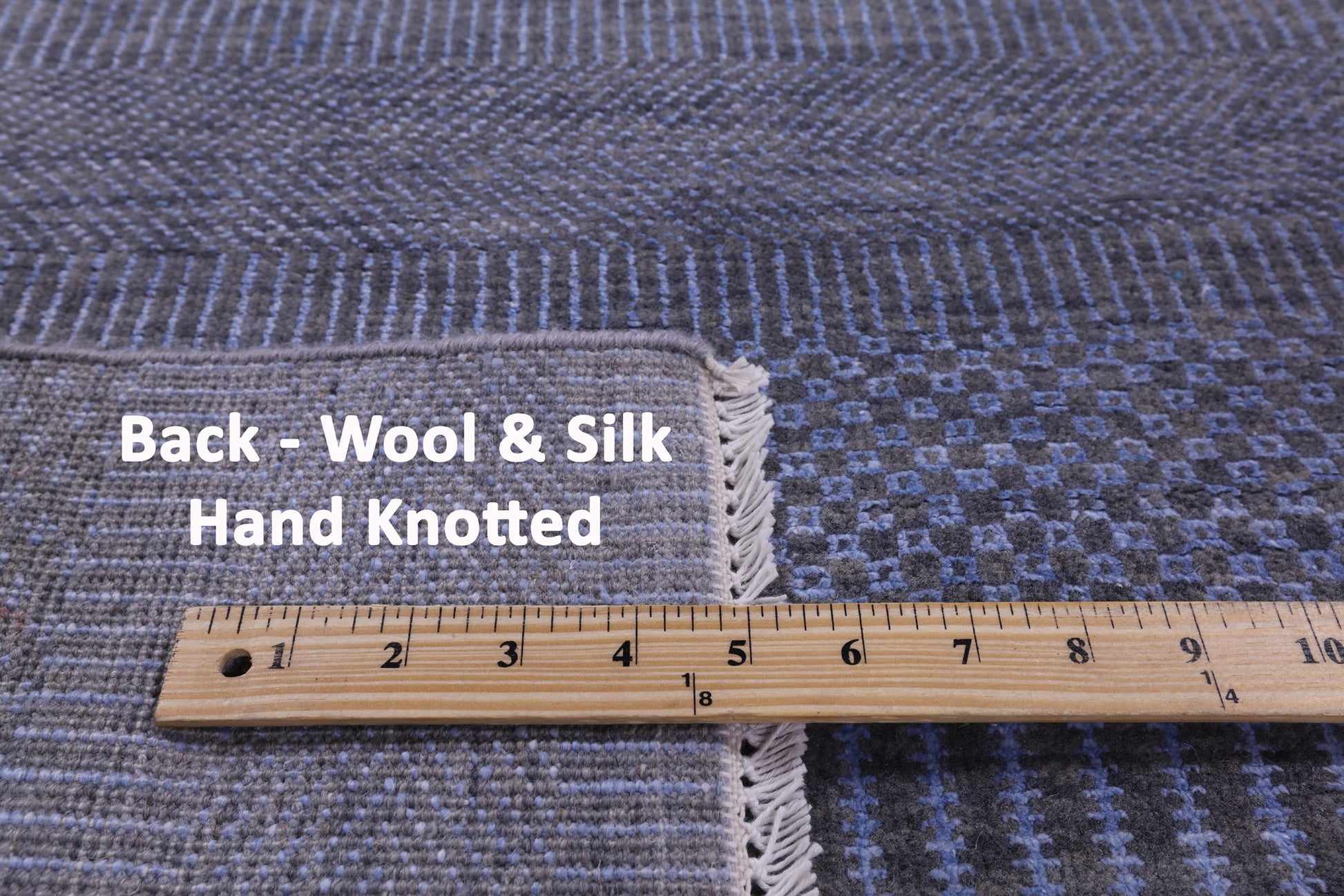 Savannah Grass Hand Knotted Wool & Silk Rug - 3' 1" X 5' 3" - Golden Nile