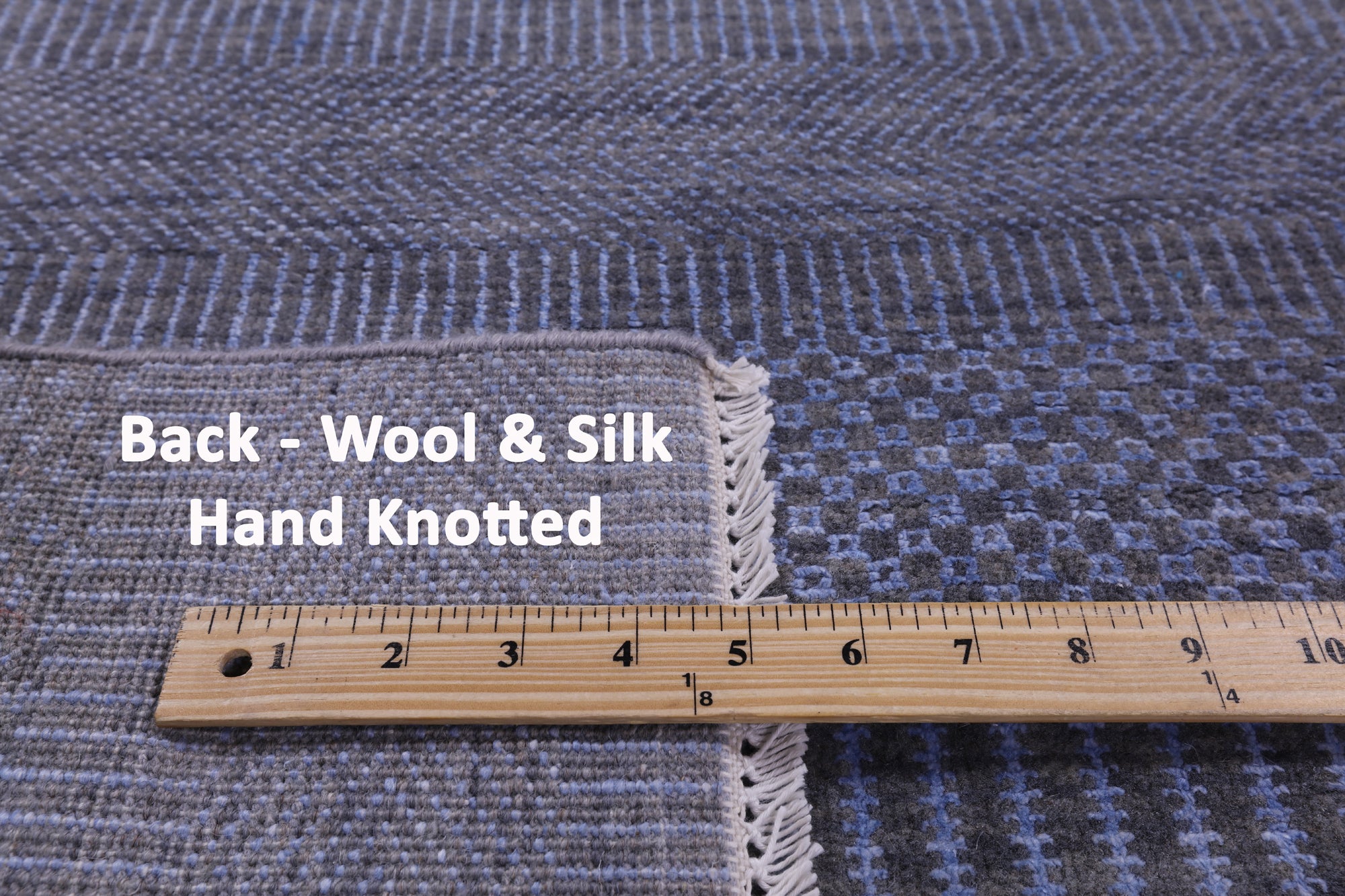 Savannah Grass Hand Knotted Wool & Silk Rug - 3' 1" X 5' 3" - Golden Nile