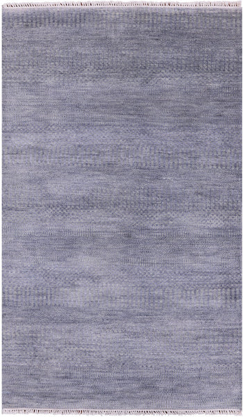 Savannah Grass Hand Knotted Wool & Silk Rug - 3' 1" X 5' 1" - Golden Nile