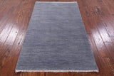 Savannah Grass Hand Knotted Wool & Silk Rug - 3' 1" X 5' 1" - Golden Nile