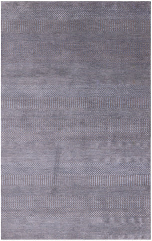 Savannah Grass Handmade Wool & Silk Rug - 3' 11