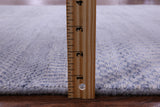 Grey Savannah Grass Hand Knotted Wool & Silk Rug - 3' 1" X 5' 2" - Golden Nile
