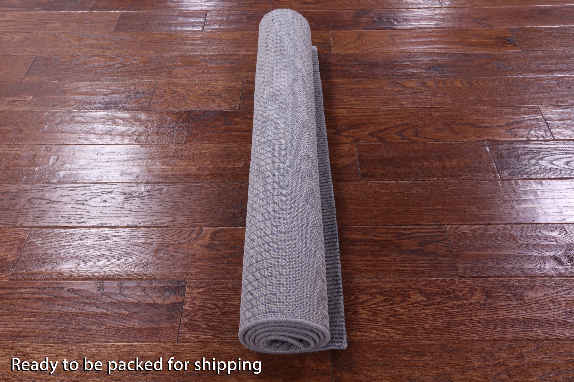 Grey Savannah Grass Hand Knotted Wool & Silk Rug - 3' 1" X 5' 2" - Golden Nile