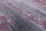 Sailing Ship Design Contemporary Hand Knotted Wool & Silk Rug - 12' 0" X 15' 4" - Golden Nile