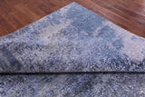 Abstract Contemporary Hand Knotted Wool & Silk Rug - 8' 11" X 12' 0" - Golden Nile