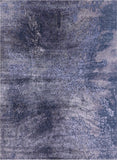 Abstract Contemporary Hand Knotted Wool & Silk Rug - 8' 11" X 12' 0" - Golden Nile
