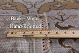Turkish Oushak Hand Knotted Wool Runner Rug - 2' 7" X 11' 11" - Golden Nile