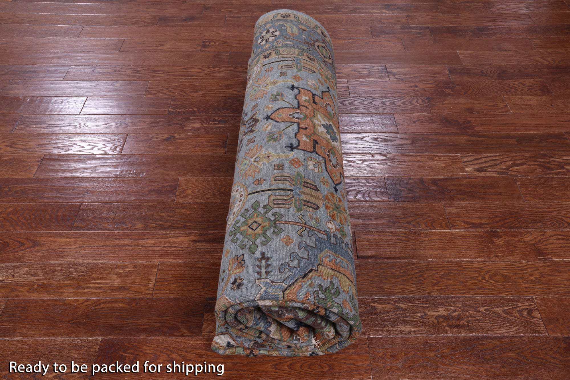 Persian Fine Serapi Handmade Wool Rug - 9' 1" X 12' 1" - Golden Nile