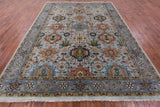 Persian Fine Serapi Handmade Wool Rug - 9' 1" X 12' 1" - Golden Nile