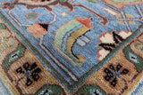 Persian Fine Serapi Handmade Wool Rug - 9' 1" X 12' 1" - Golden Nile