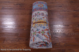 Grey Turkish Oushak Hand Knotted Wool Rug - 9' 1" X 12' 3" - Golden Nile