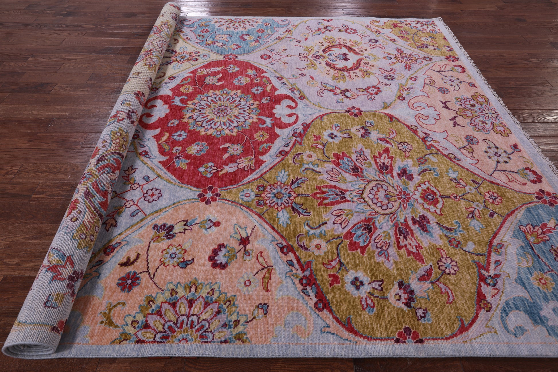 Persian Hand Knotted Wool Rug - 9' 1" X 11' 4" - Golden Nile