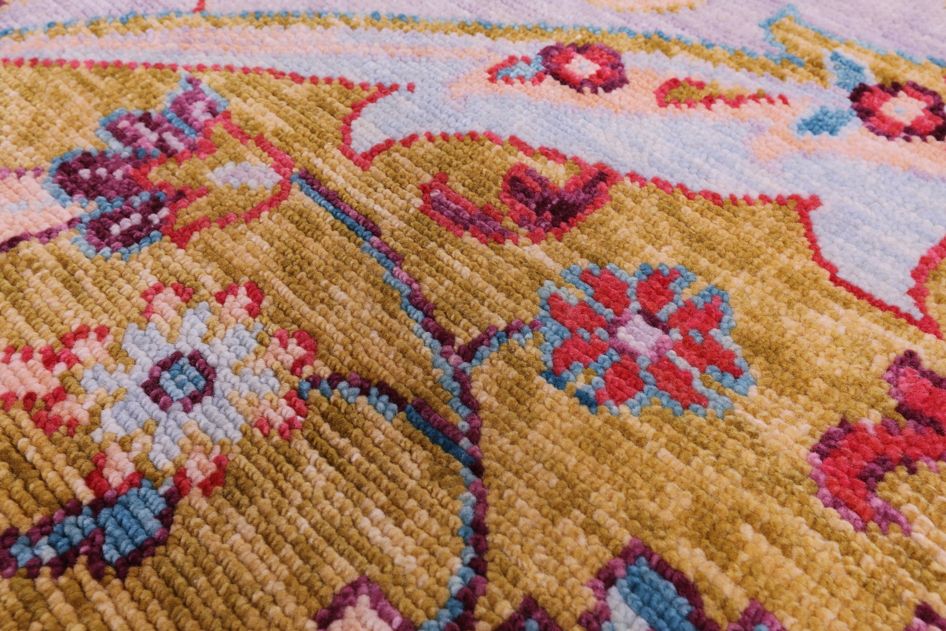 Persian Hand Knotted Wool Rug - 9' 1" X 11' 4" - Golden Nile
